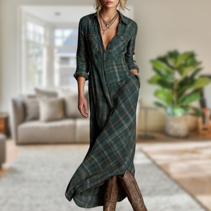 Pixie | Refined Plaid Dress