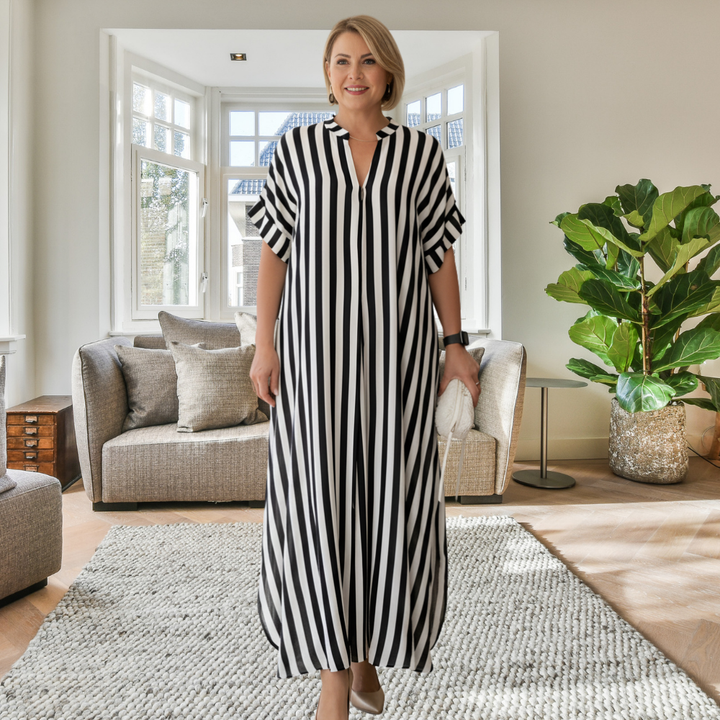 Avianna | Stripe Elegance Dress