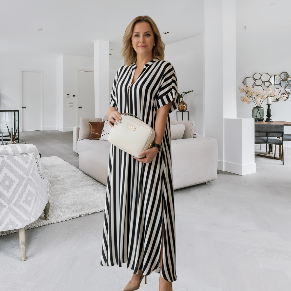 Avianna | Stripe Elegance Dress