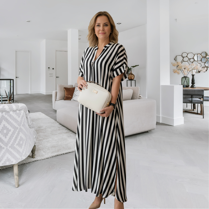 Avianna | Stripe Elegance Dress