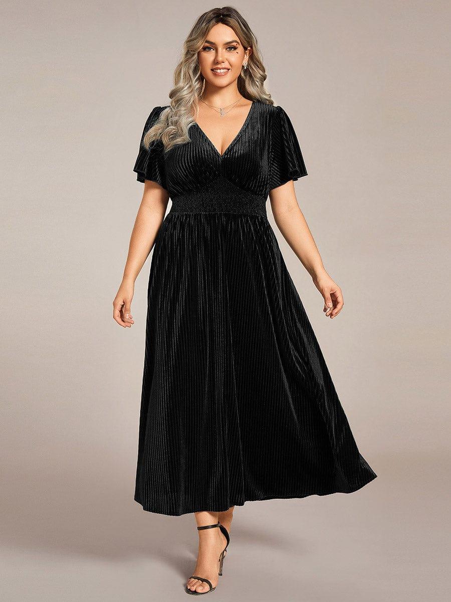 Bettina | Plus Size Velvet Dress