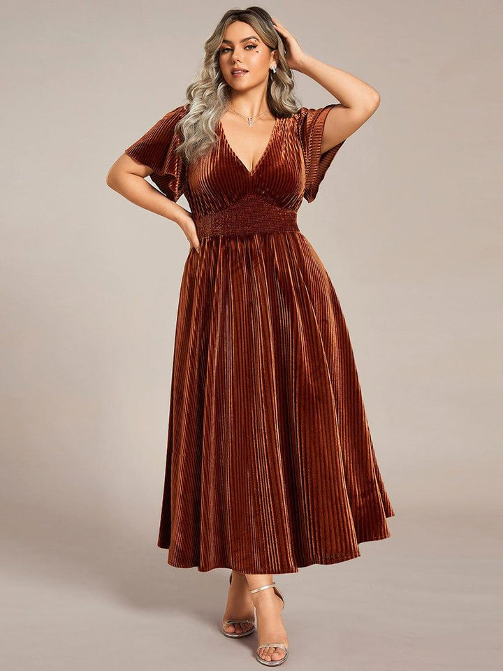 Bettina | Plus Size Velvet Dress