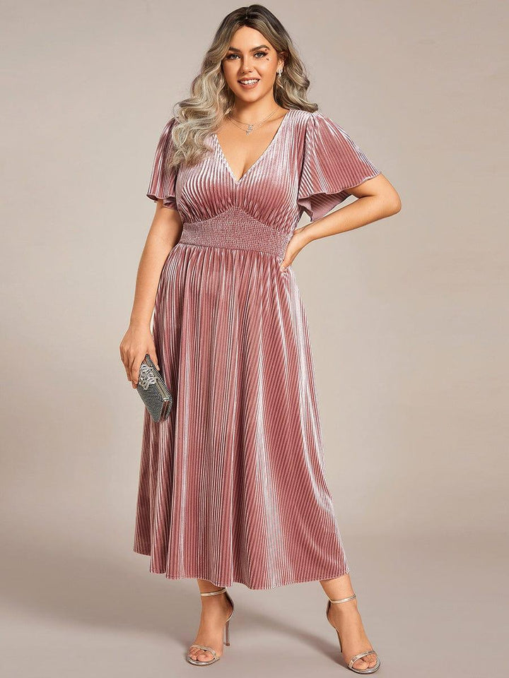 Bettina | Plus Size Velvet Dress