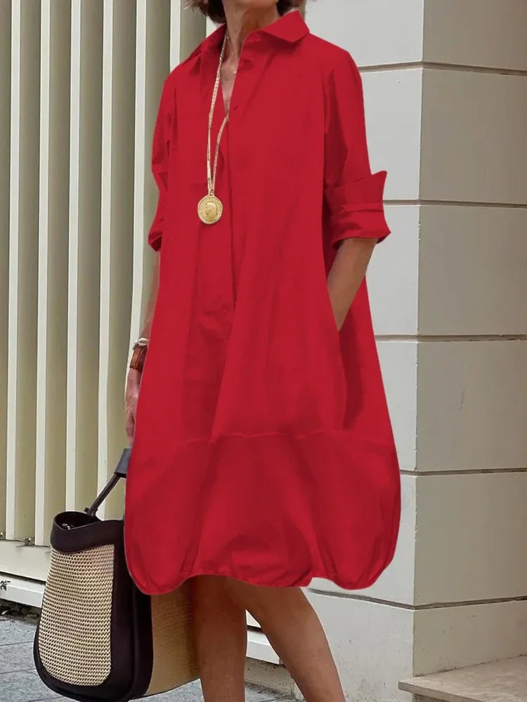 Alexandria | Classic Shirt Dress