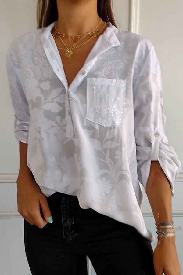 Ayame | Elegant Sequin Top
