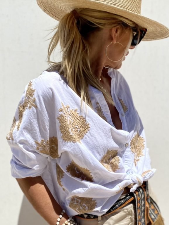 Miran | Chic Silk Blouse